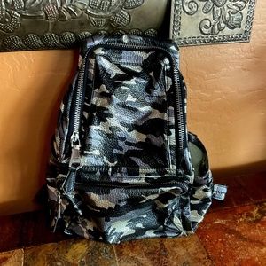 Aimee kestenberg metallic camouflage backpack bag